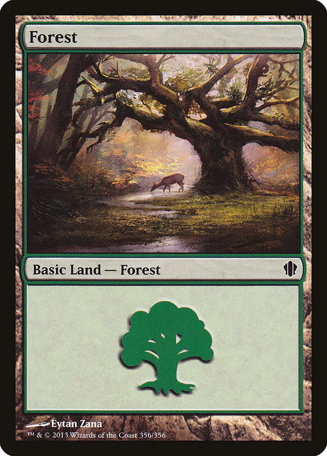 Forest (356) [Commander 2013] - The Mythic Store | 24h Order Processing