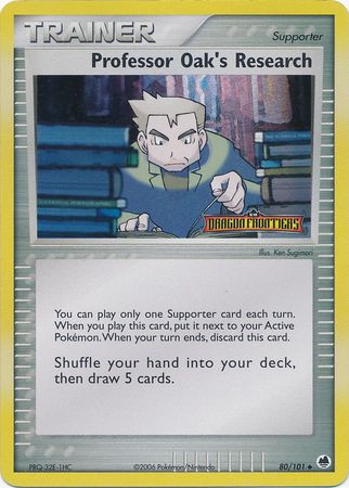 Professor Oak's Research (80/101) (Stamped) [EX: Dragon Frontiers] - The Mythic Store | 24h Order Processing