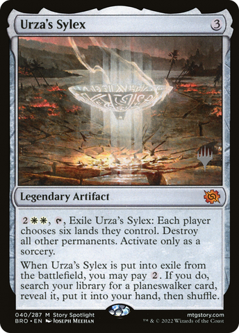 Urza's Sylex (Promo Pack) [The Brothers' War Promos] - The Mythic Store | 24h Order Processing