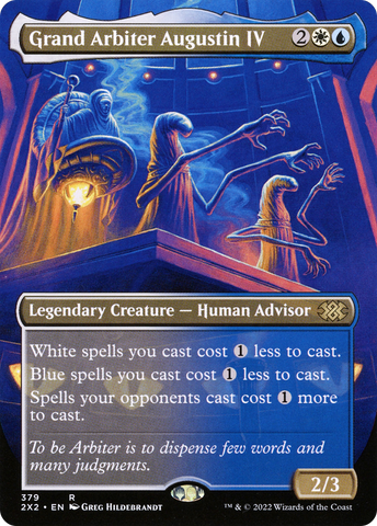 Grand Arbiter Augustin IV (Borderless Alternate Art) [Double Masters 2022] - The Mythic Store | 24h Order Processing