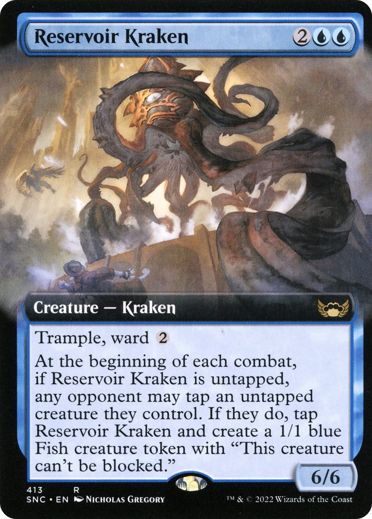 Reservoir Kraken (Extended Art) [Streets of New Capenna] - The Mythic Store | 24h Order Processing