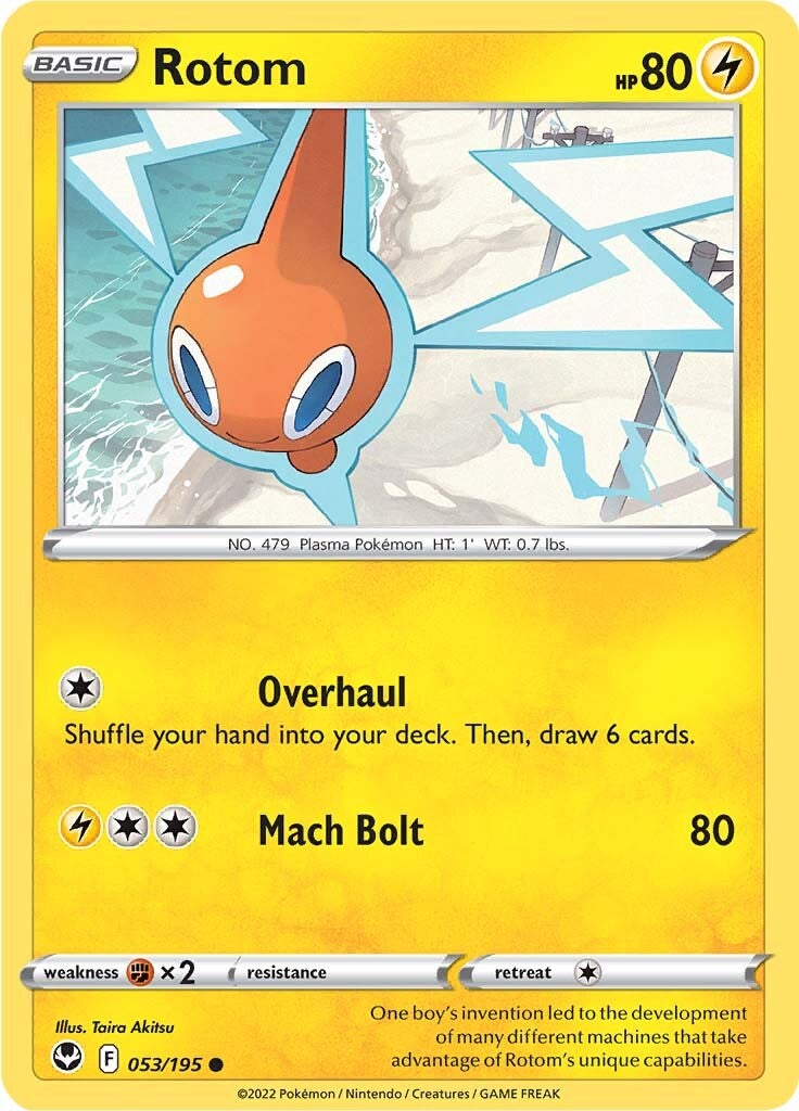 Rotom (053/195) [Sword & Shield: Silver Tempest] - The Mythic Store | 24h Order Processing
