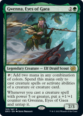 Gwenna, Eyes of Gaea (Promo Pack) [The Brothers' War Promos] - The Mythic Store | 24h Order Processing