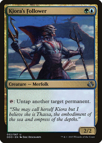 Kiora's Follower [Duel Decks: Elspeth vs. Kiora] - The Mythic Store | 24h Order Processing