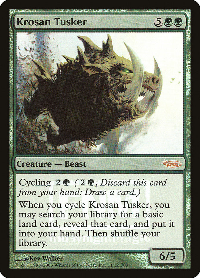 Krosan Tusker [Friday Night Magic 2003] - The Mythic Store | 24h Order Processing