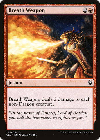 Breath Weapon [Commander Legends: Battle for Baldur's Gate] - The Mythic Store | 24h Order Processing