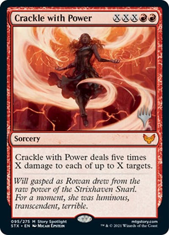 Crackle with Power (Promo Pack) [Strixhaven: School of Mages Promos] - The Mythic Store | 24h Order Processing