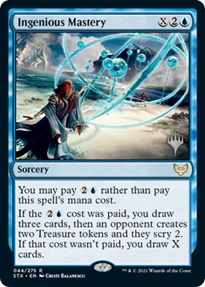 Ingenious Mastery (Promo Pack) [Strixhaven: School of Mages Promos] - The Mythic Store | 24h Order Processing