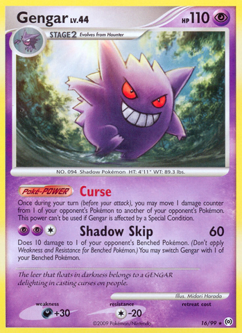 Gengar (16/99) [Platinum: Arceus] - The Mythic Store | 24h Order Processing