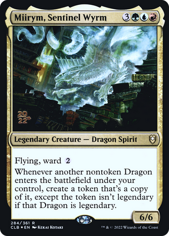 Miirym, Sentinel Wyrm [Commander Legends: Battle for Baldur's Gate Prerelease Promos] - The Mythic Store | 24h Order Processing