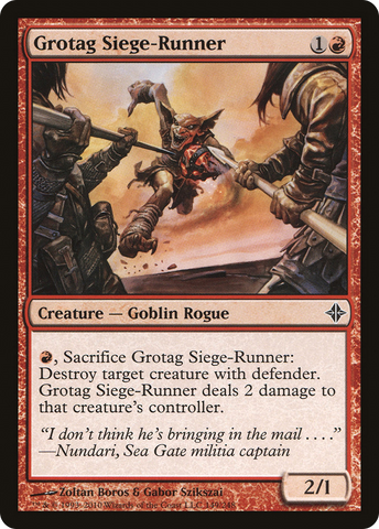 Grotag Siege-Runner [Rise of the Eldrazi] - The Mythic Store | 24h Order Processing