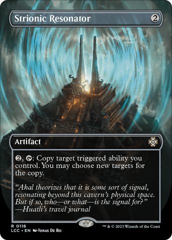 Strionic Resonator (Borderless) [The Lost Caverns of Ixalan Commander] - The Mythic Store | 24h Order Processing