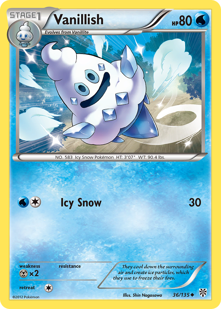 Vanillish (36/135) [Black & White: Plasma Storm] - The Mythic Store | 24h Order Processing