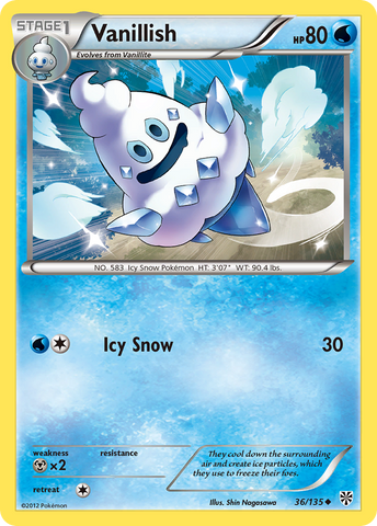 Vanillish (36/135) [Black & White: Plasma Storm] - The Mythic Store | 24h Order Processing