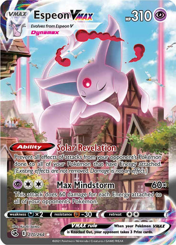 Espeon VMAX (270/264) [Sword & Shield: Fusion Strike] - The Mythic Store | 24h Order Processing