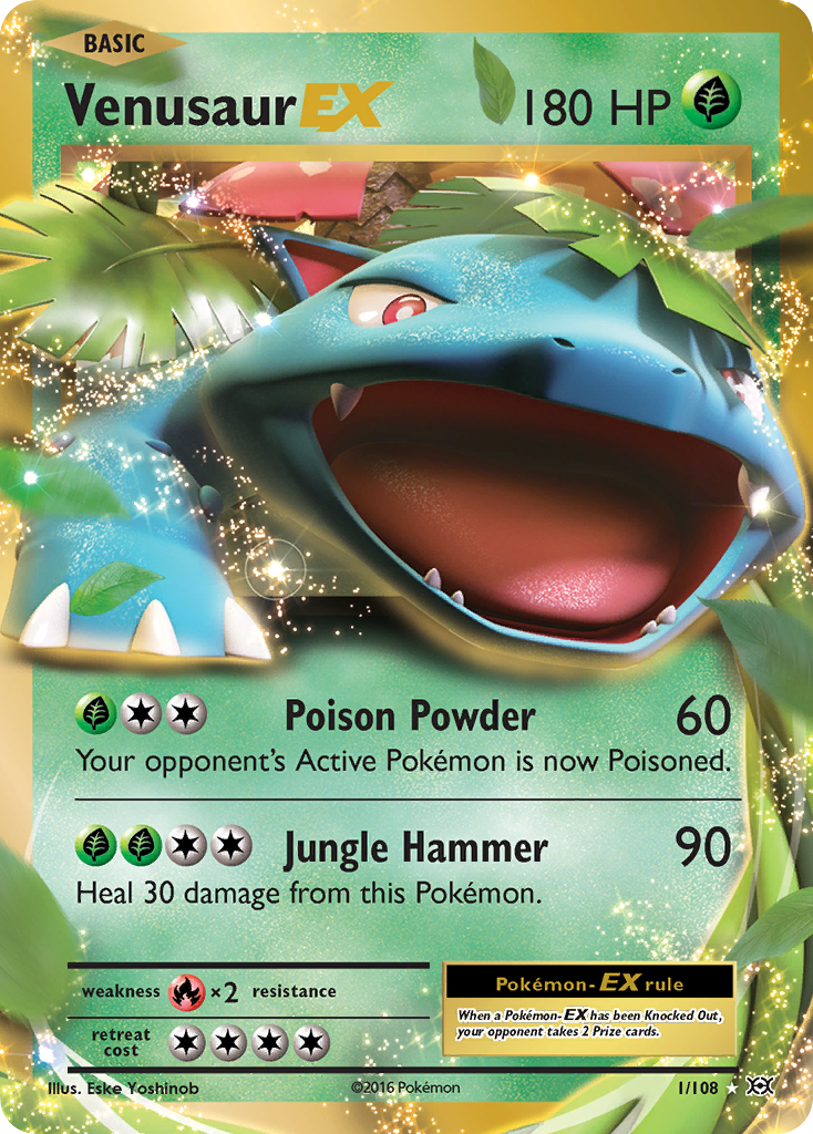 Venusaur EX (1/108) [XY: Evolutions] - The Mythic Store | 24h Order Processing