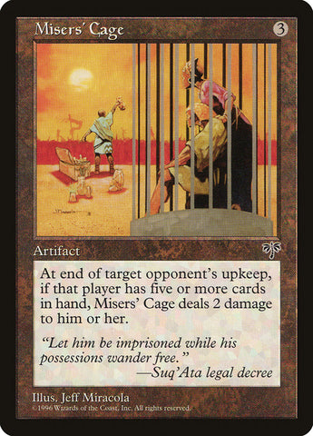 Misers' Cage [Mirage] - The Mythic Store | 24h Order Processing
