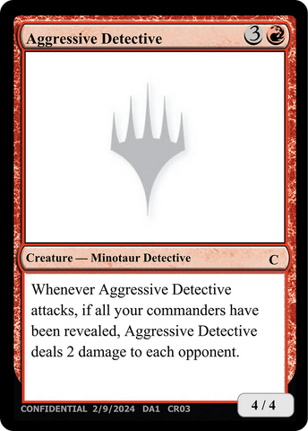 Aggressive Detective [Unknown Event] - The Mythic Store | 24h Order Processing