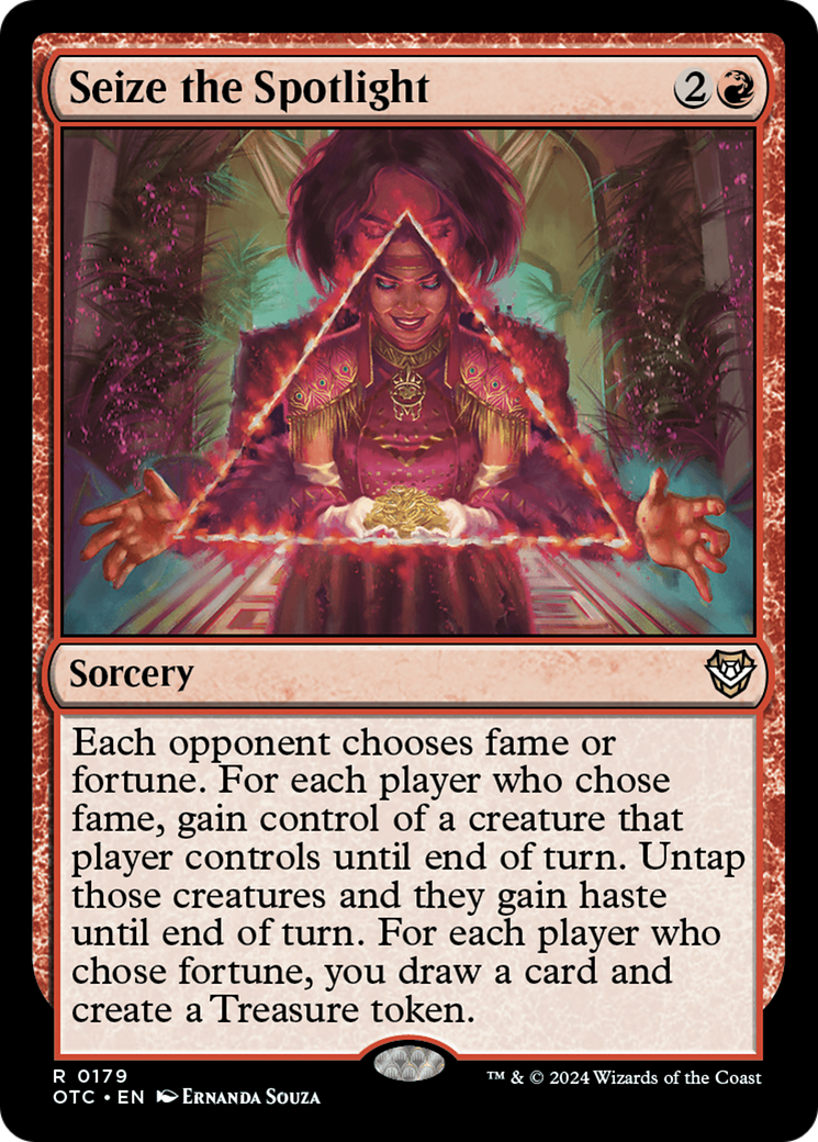 Seize the Spotlight [Outlaws of Thunder Junction Commander] - The Mythic Store | 24h Order Processing