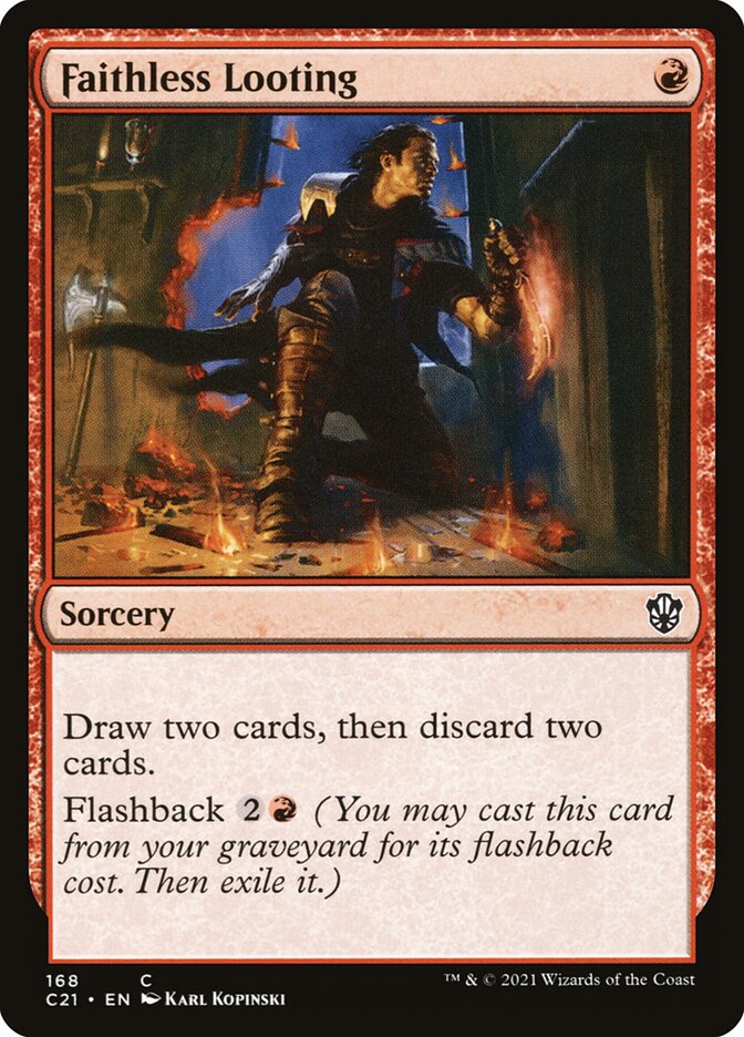 Faithless Looting [Commander 2021] - The Mythic Store | 24h Order Processing