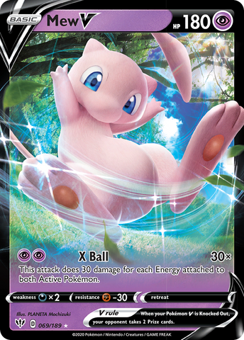 Mew V (069/189) [Sword & Shield: Darkness Ablaze] - The Mythic Store | 24h Order Processing