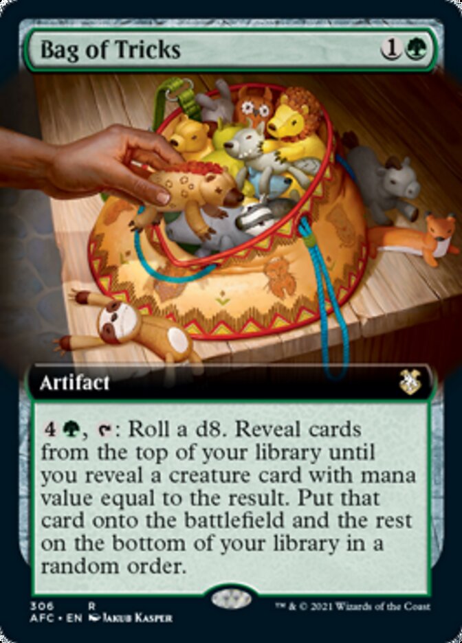 Bag of Tricks (Extended Art) [Dungeons & Dragons: Adventures in the Forgotten Realms Commander] - The Mythic Store | 24h Order Processing