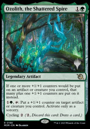 Ozolith, the Shattered Spire (Promo Pack) [March of the Machine Promos] - The Mythic Store | 24h Order Processing