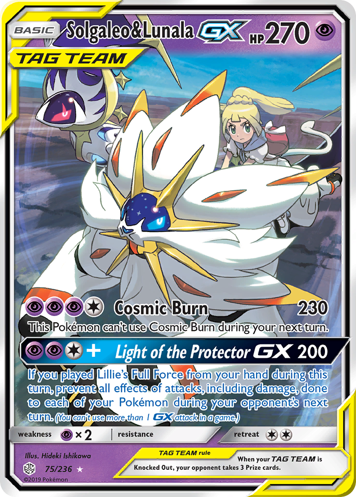 Solgaleo & Lunala GX (75/236) [Sun & Moon: Cosmic Eclipse] - The Mythic Store | 24h Order Processing