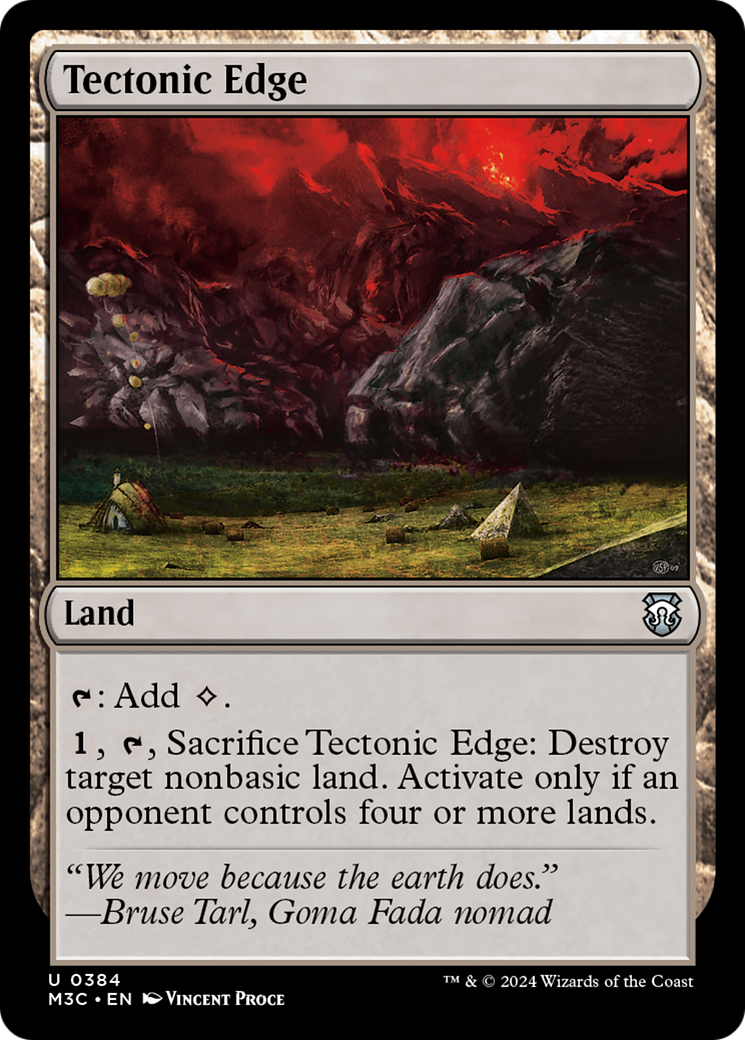 Tectonic Edge [Modern Horizons 3 Commander] - The Mythic Store | 24h Order Processing