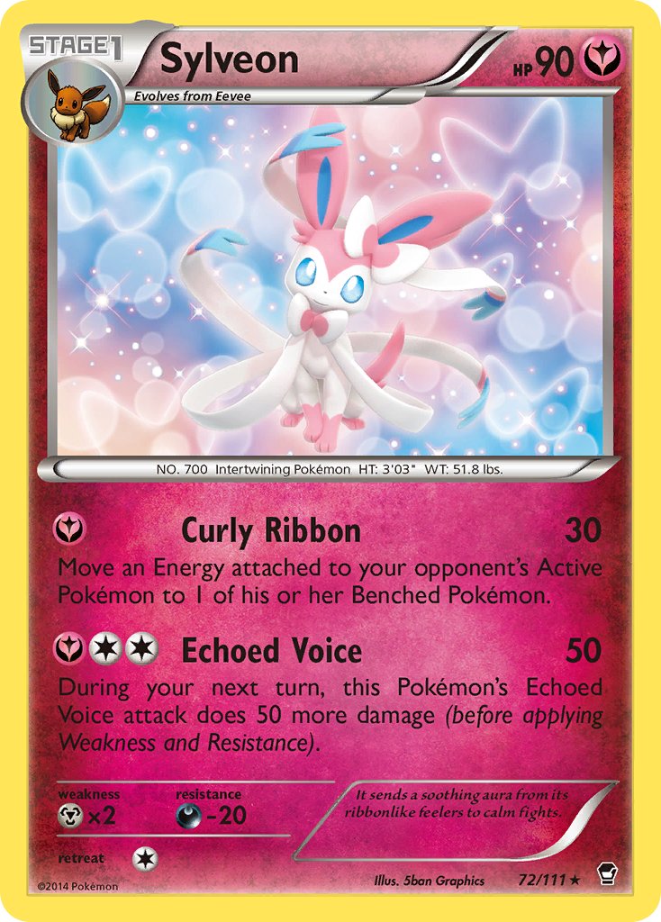 Sylveon (72/111) (Theme Deck Exclusive) [XY: Furious Fists] - The Mythic Store | 24h Order Processing