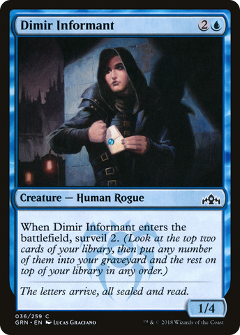 Dimir Informant [Guilds of Ravnica] - The Mythic Store | 24h Order Processing