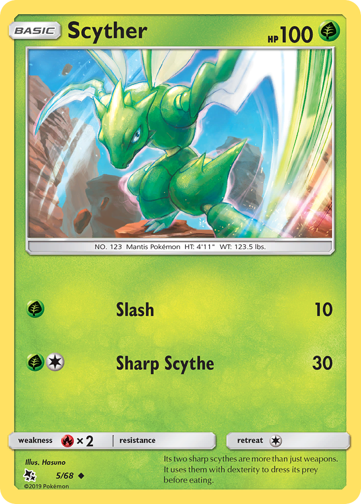 Scyther (5/68) [Sun & Moon: Hidden Fates] - The Mythic Store | 24h Order Processing