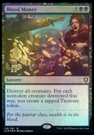 Blood Money [Commander Legends: Battle for Baldur's Gate Prerelease Promos] - The Mythic Store | 24h Order Processing