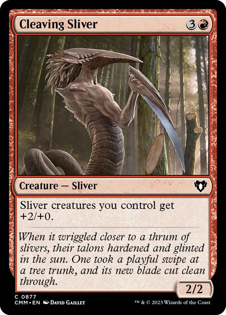 Cleaving Sliver [Commander Masters] - The Mythic Store | 24h Order Processing