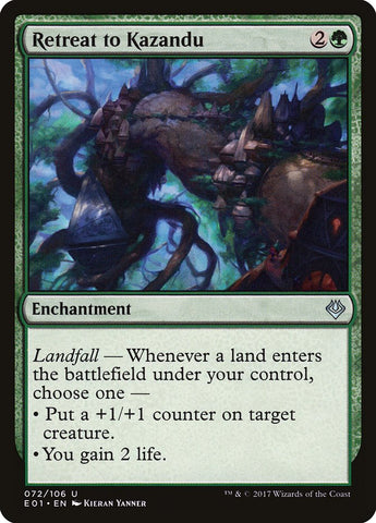 Retreat to Kazandu [Archenemy: Nicol Bolas] - The Mythic Store | 24h Order Processing