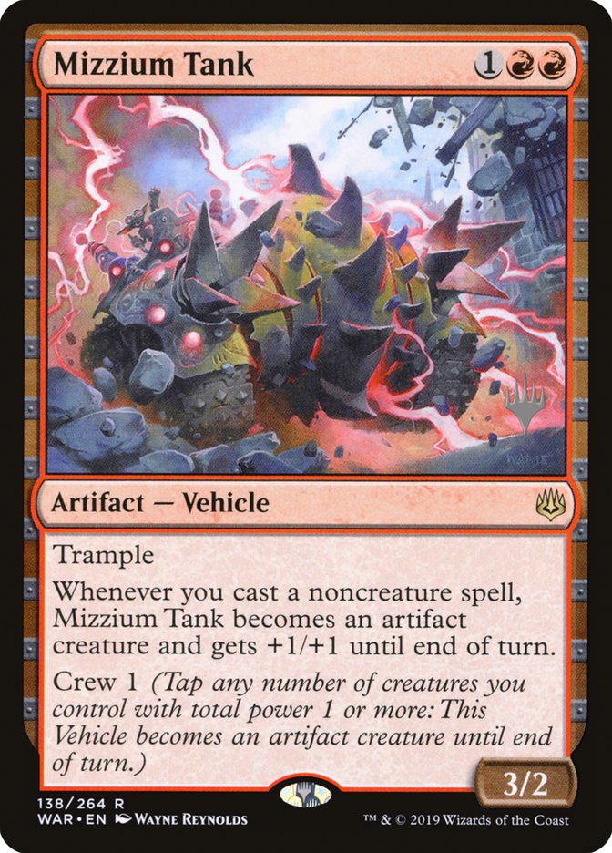 Mizzium Tank (Promo Pack) [War of the Spark Promos] - The Mythic Store | 24h Order Processing