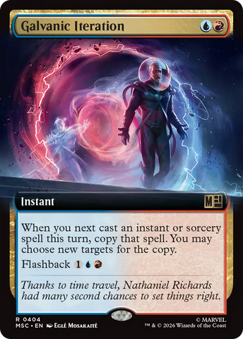 Galvanic Iteration (Extended Art) [Marvel Super Heroes Commander] - The Mythic Store | 24h Order Processing