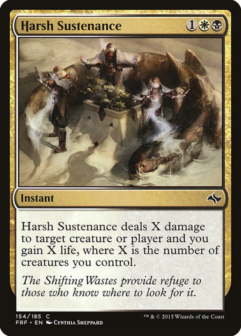 Harsh Sustenance [Fate Reforged] - The Mythic Store | 24h Order Processing