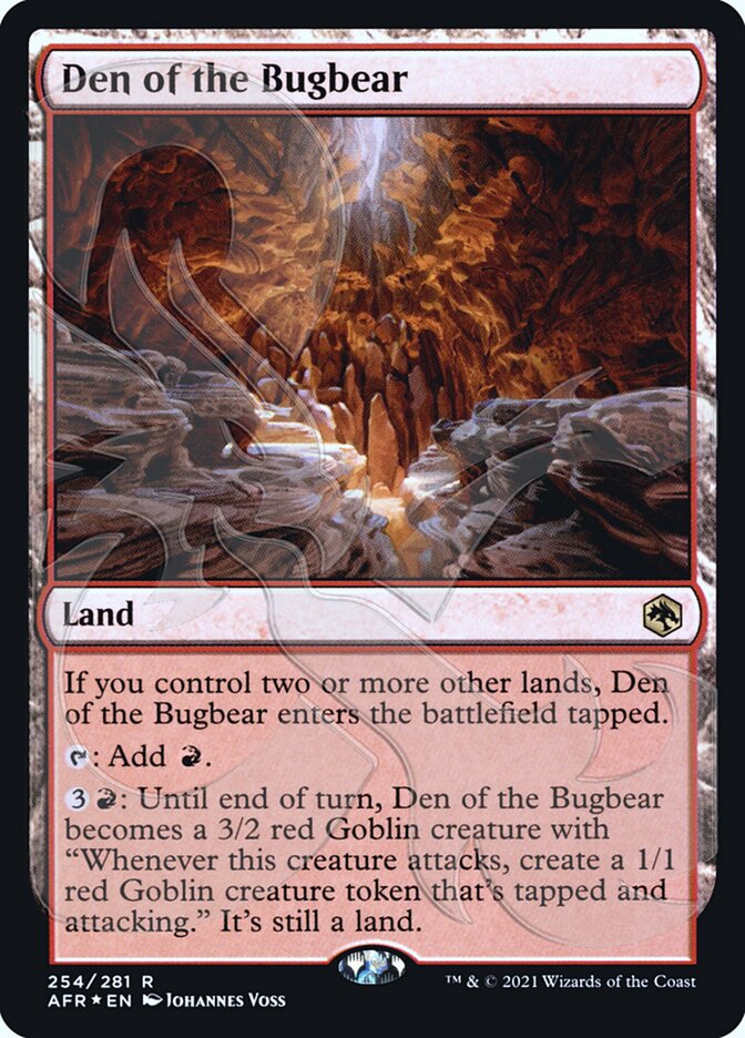 Den of the Bugbear (Ampersand Promo) [Dungeons & Dragons: Adventures in the Forgotten Realms Promos] - The Mythic Store | 24h Order Processing