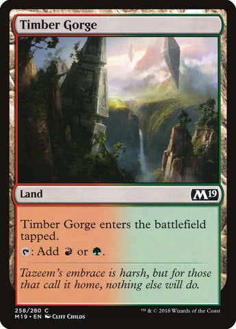 Timber Gorge [Core Set 2019] - The Mythic Store | 24h Order Processing