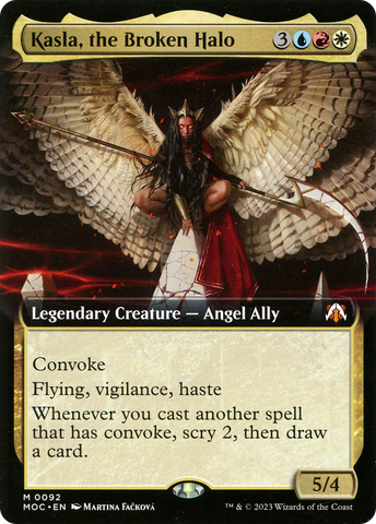 Kasla, the Broken Halo (Extended Art) [March of the Machine Commander] - The Mythic Store | 24h Order Processing