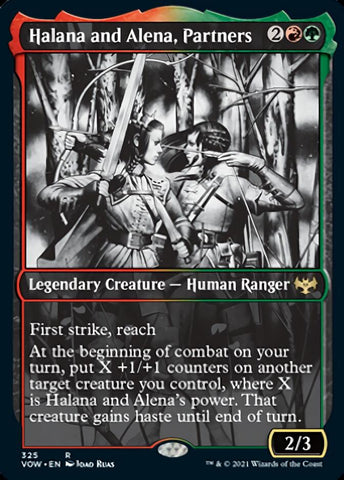 Halana and Alena, Partners (Showcase Eternal Night) [Innistrad: Crimson Vow] - The Mythic Store | 24h Order Processing