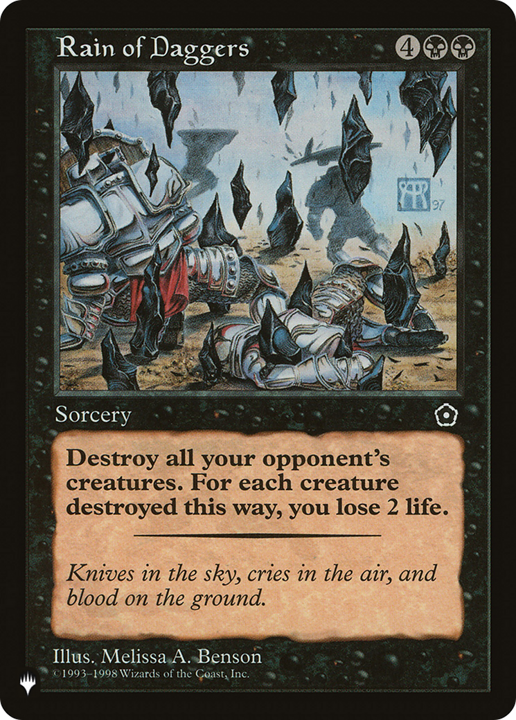 Rain of Daggers [The List] - The Mythic Store | 24h Order Processing