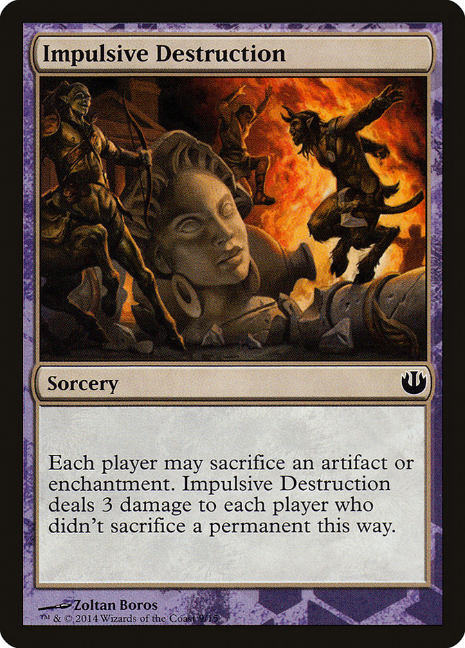 Impulsive Destruction [Journey into Nyx Defeat a God] - The Mythic Store | 24h Order Processing
