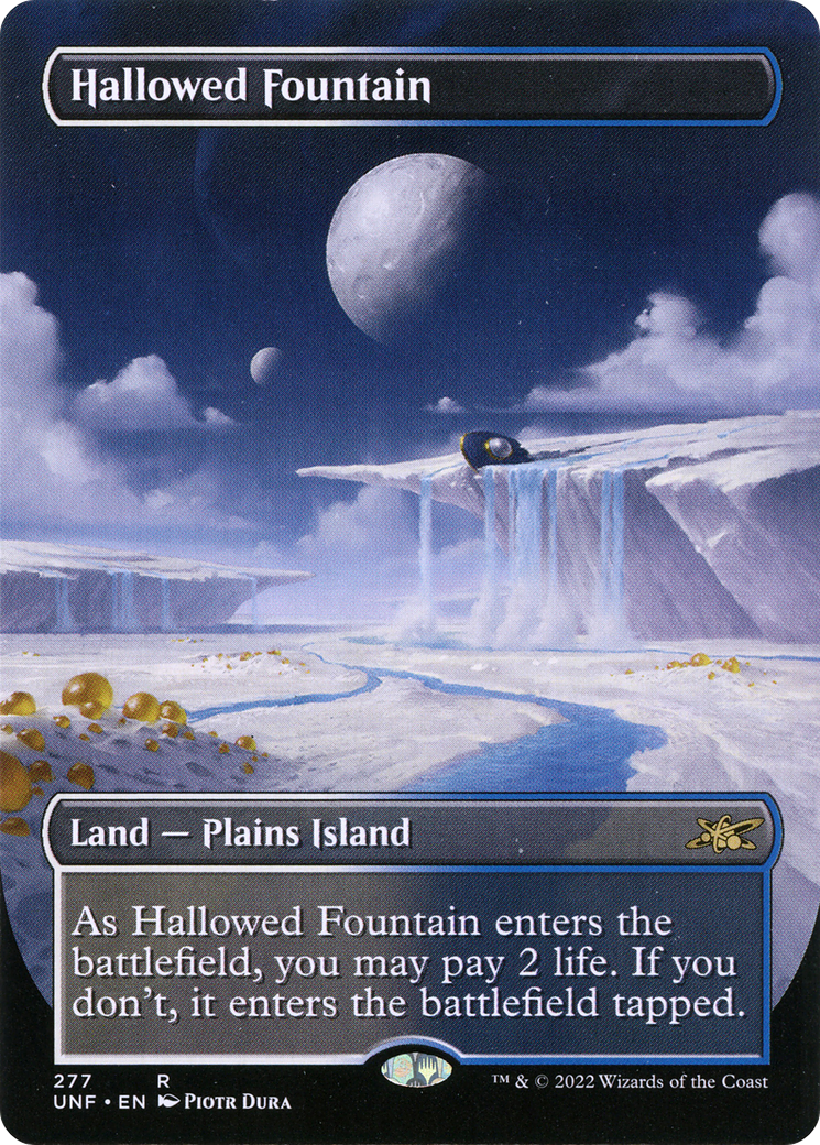 Hallowed Fountain (Borderless) [Unfinity] - The Mythic Store | 24h Order Processing