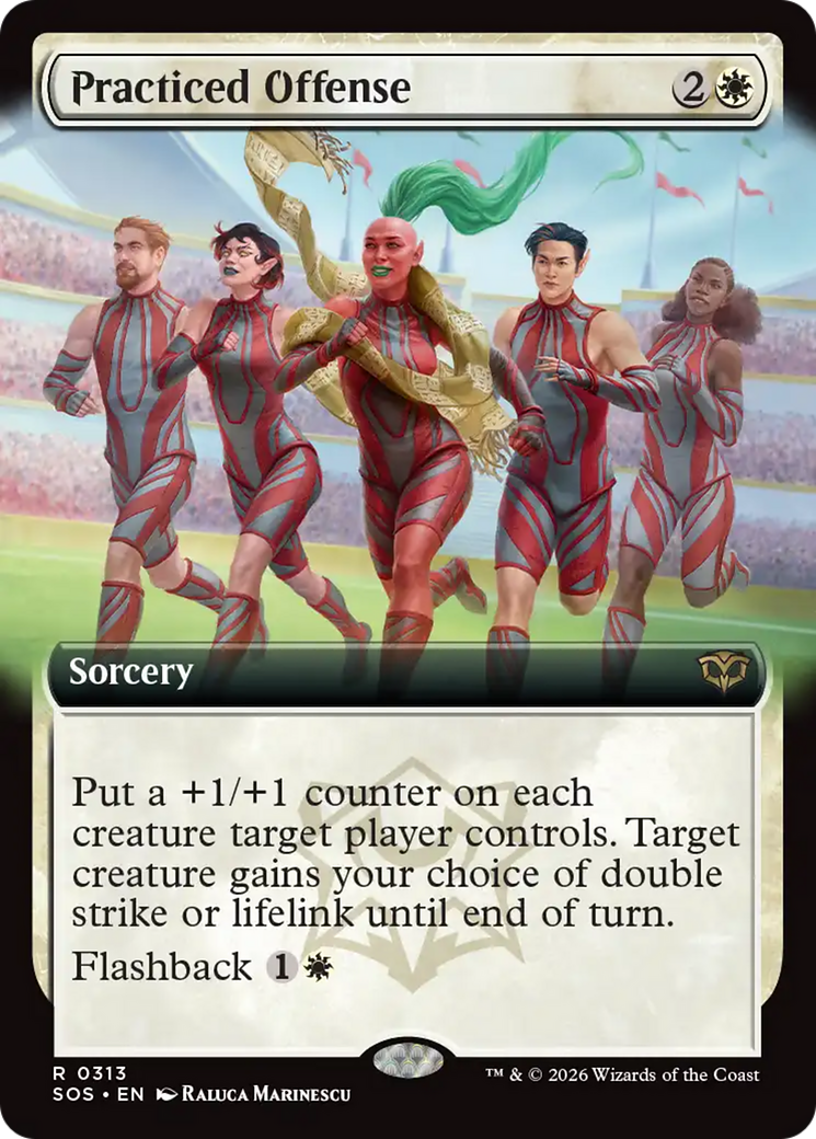 Practiced Offense (Extended Art) [Secrets of Strixhaven] - The Mythic Store | 24h Order Processing