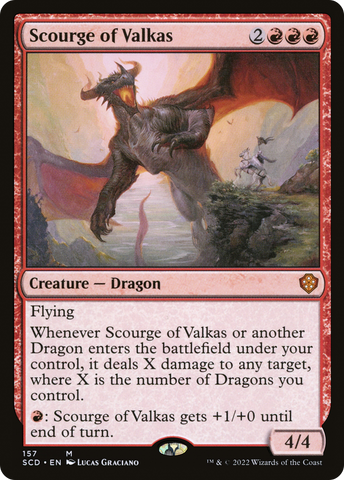 Scourge of Valkas [Starter Commander Decks] - The Mythic Store | 24h Order Processing