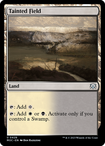 Tainted Field [March of the Machine Commander] - The Mythic Store | 24h Order Processing