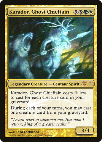 Karador, Ghost Chieftain [Judge Gift Cards 2014] - The Mythic Store | 24h Order Processing