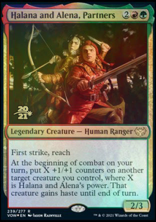 Halana and Alena, Partners [Innistrad: Crimson Vow Prerelease Promos] - The Mythic Store | 24h Order Processing